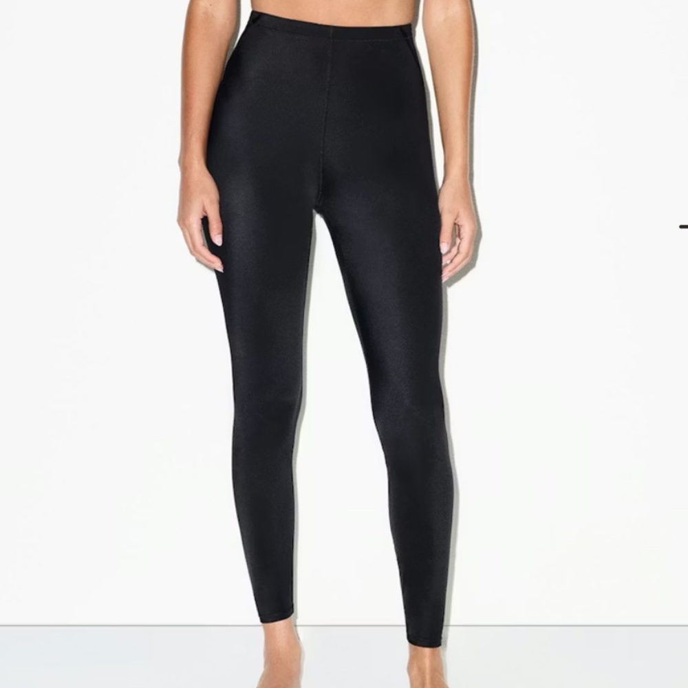 Black High-Waist Ponte Leggings